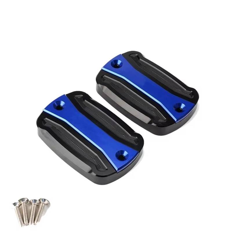 YIJIEBAO Fit for Yamaha T-Max TMAX 560 530 500 T Max 560 TECH MAX TMAX 560 530 SX DX Motorrad Brems Flüssigkeit Reservoir Abdeckung Öl Fiiter Kappe Zubehör(FBC Blue) von YIJIEBAO