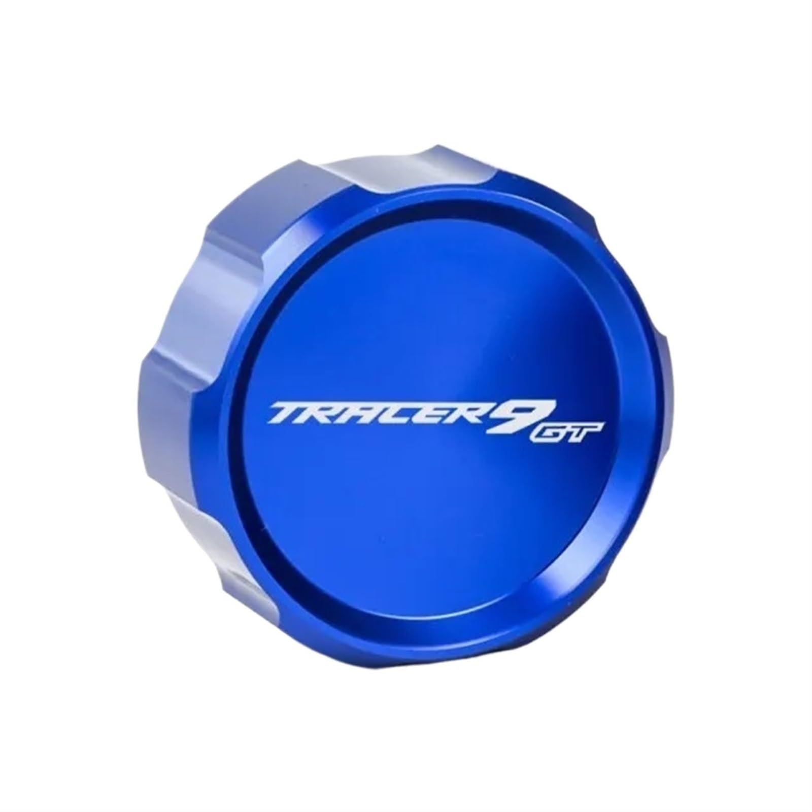 YIJIEBAO Fit for Yamaha Tracer 9 GT 9GT 2021 2022 Motorrad Zubehör Aluminium Vorne Hinten Brems Flüssigkeit Reservoir Kappe Zylinder Master Abdeckung Zubehör(Blue(Front Cap)) von YIJIEBAO