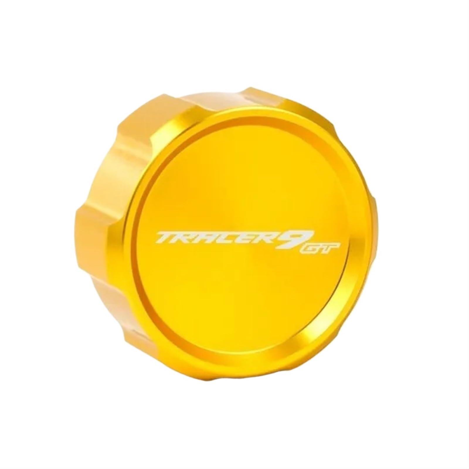 YIJIEBAO Fit for Yamaha Tracer 9 GT 9GT 2021 2022 Motorrad Zubehör Aluminium Vorne Hinten Brems Flüssigkeit Reservoir Kappe Zylinder Master Abdeckung Zubehör(Gold(Front Cap)) von YIJIEBAO