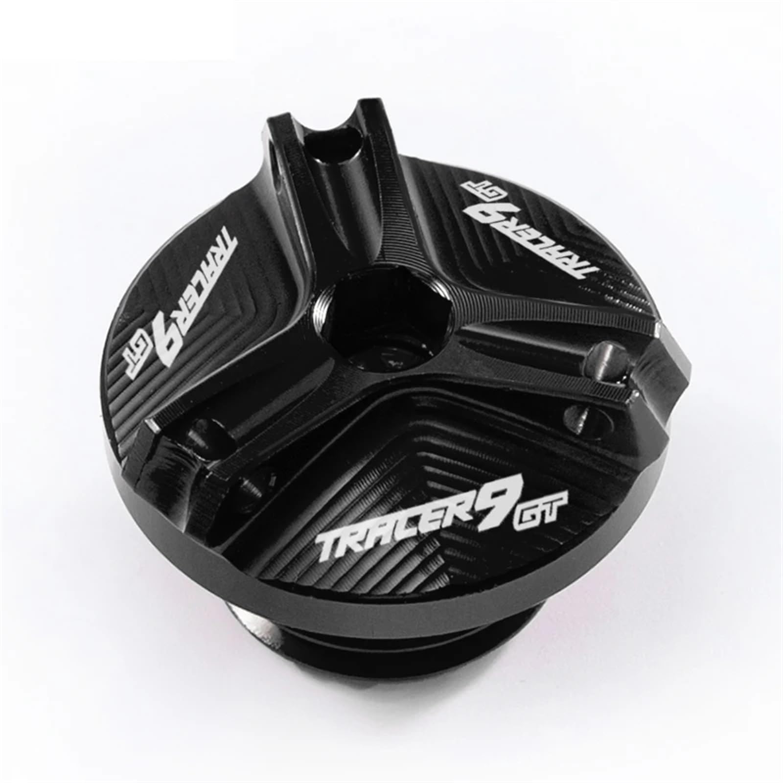 YIJIEBAO Fit for Yamaha Tracer 9 Gt 9gt TRACER9GT 2021 2022 2023 Zubehör Motorrad Brems Flüssigkeit Reservoir Abdeckung Schutz Öl einfülldeckel Zubehör(A Filler Cap Black) von YIJIEBAO