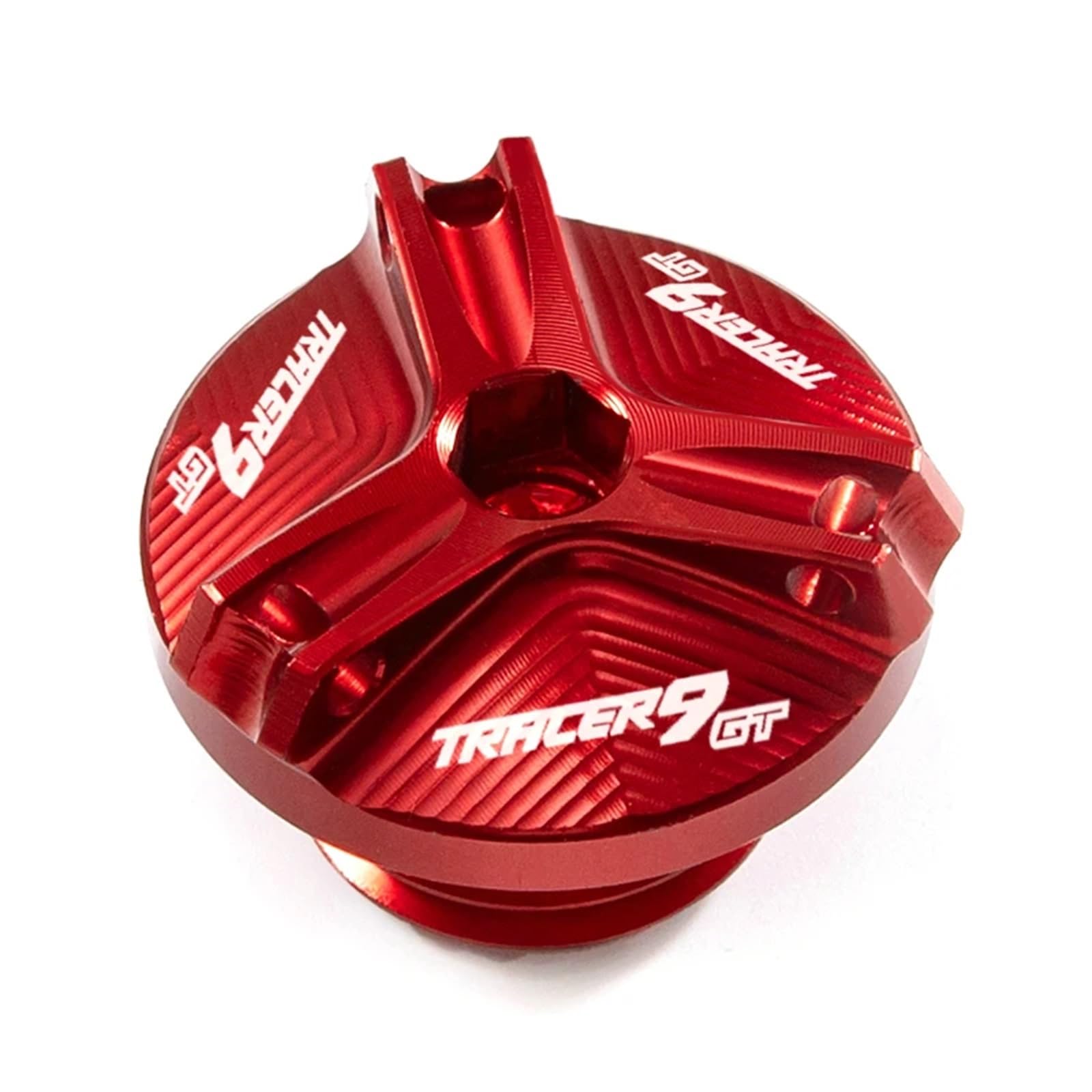 YIJIEBAO Fit for Yamaha Tracer 9 Gt 9gt TRACER9GT 2021 2022 2023 Zubehör Motorrad Brems Flüssigkeit Reservoir Abdeckung Schutz Öl einfülldeckel Zubehör(A Filler Cap Red) von YIJIEBAO