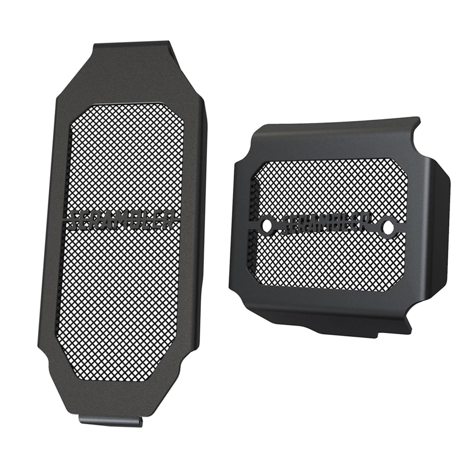 YIJIEBAO Gleichrichterschutz Ölkühlerschutz Grillabdeckung Schutz Passend for Ducati Scrambler Icon Dark 2015 2016 2017 2018 2019 2020 2021 2022 Styling-Zubehör (Size : A Set) von YIJIEBAO