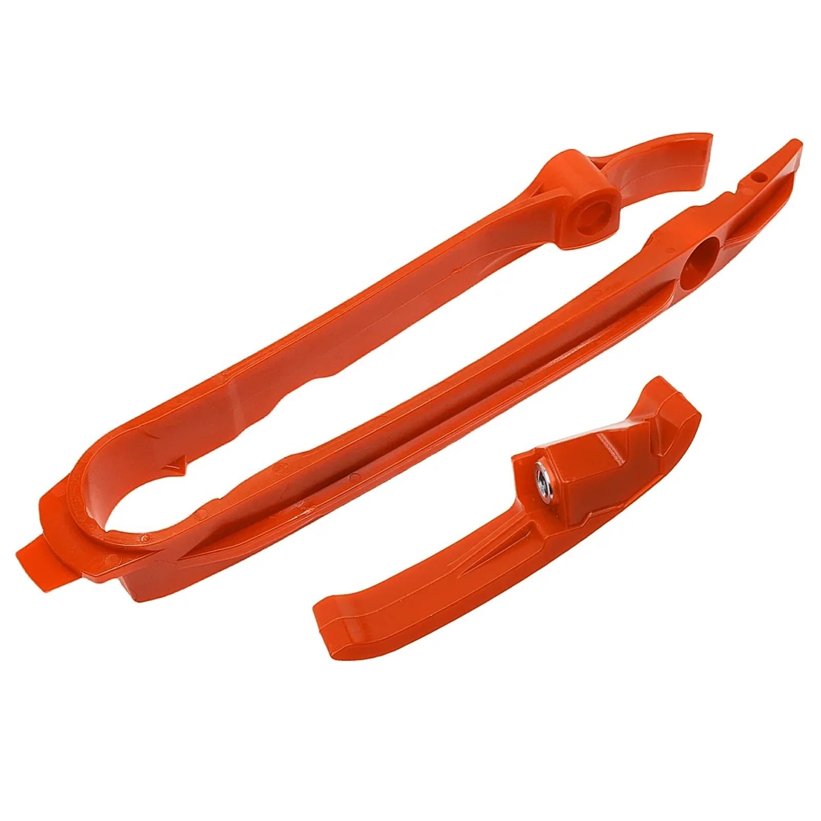 YIJIEBAO Motocross Kettenführung Slider Schwinge Fit for GASGAS 125 250 300 350 450 500 MC EX EC ES EW MCF EXF ECF Fit for Husqvarna TC FE Schwingenkettenschieber(2 Set Orange) von YIJIEBAO