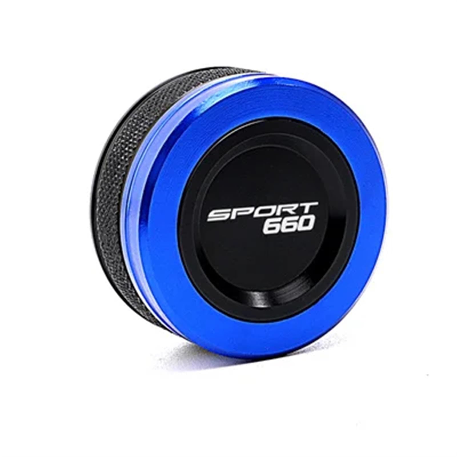 YIJIEBAO Motorrad CNC Hinten Brems Flüssigkeit Reservoir Kappe Fit for Tiger Sport 660 Sport660 2021 2022 Öl Tank Abdeckung Schutz Protector Zubehör(A Rear Cap Blue) von YIJIEBAO