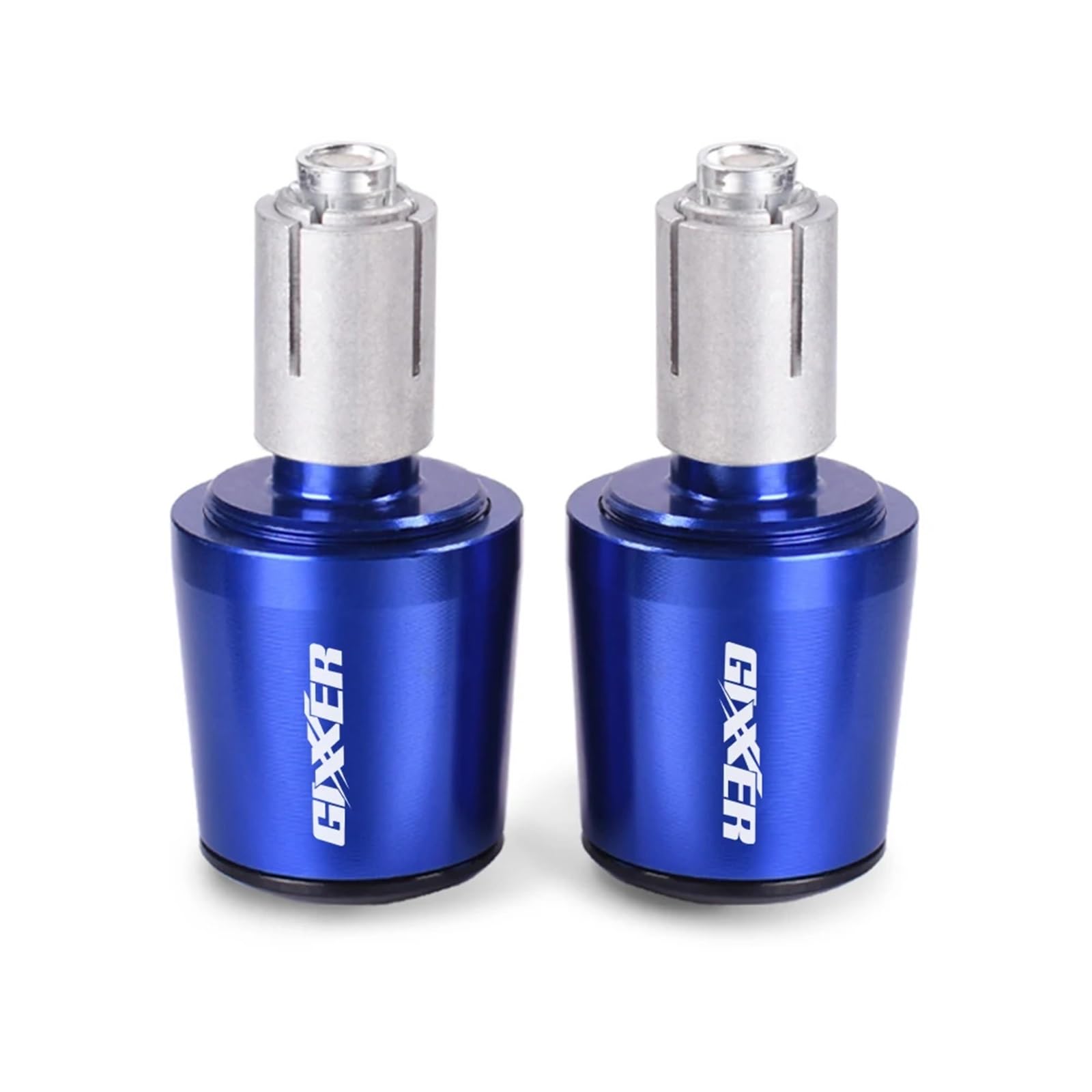 YIJIEBAO Motorrad Griff Bar End Gewicht Lenker Griffe Kappe Anti Vibration Silder Stecker Fit for Suzuki Gixxer 150sf 250sf 155 Zubehör Griffe Zubehör(Blue) von YIJIEBAO