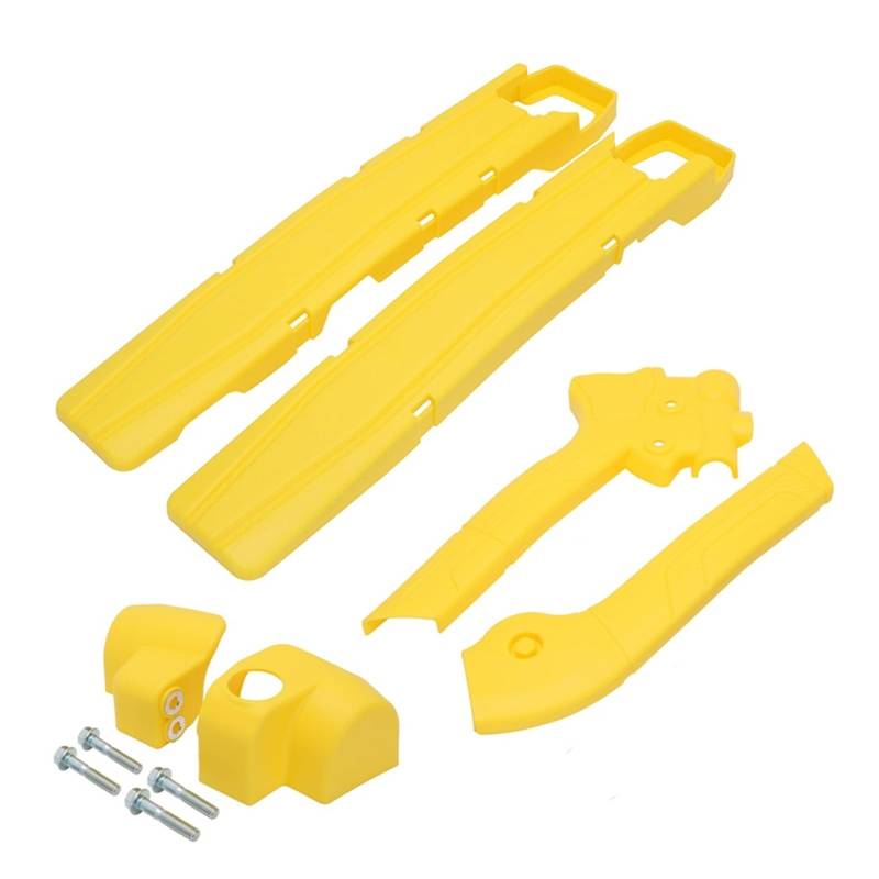 YIJIEBAO Motorrad Schwinge Schwinge Gabel Unteren Schuh Rahmen Abdeckung Schutz Schutz Kit Fit for Suzuki DRZ400 DRZ400E DRZ400S 2000-2022 Schwingenkettenschieber(Yellow) von YIJIEBAO