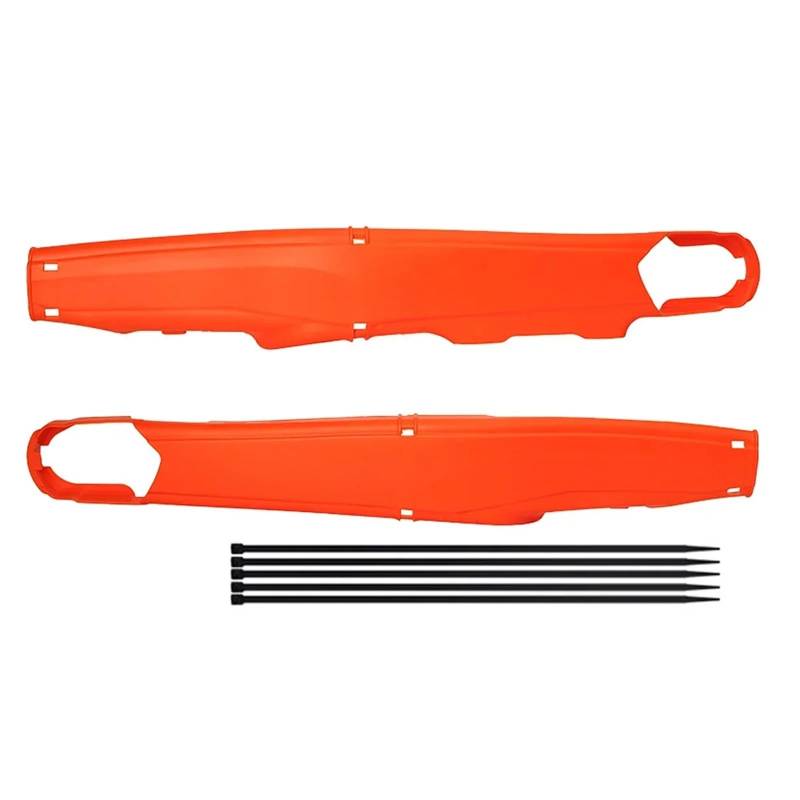 YIJIEBAO Motorrad Schwinge Schwinge Schutz Abdeckung Fit for EXC EXC-F XC-W XCW-F 150 250 300 350 450 Enduro Dirt Pit Bike Schwingenkettenschieber(Orange) von YIJIEBAO