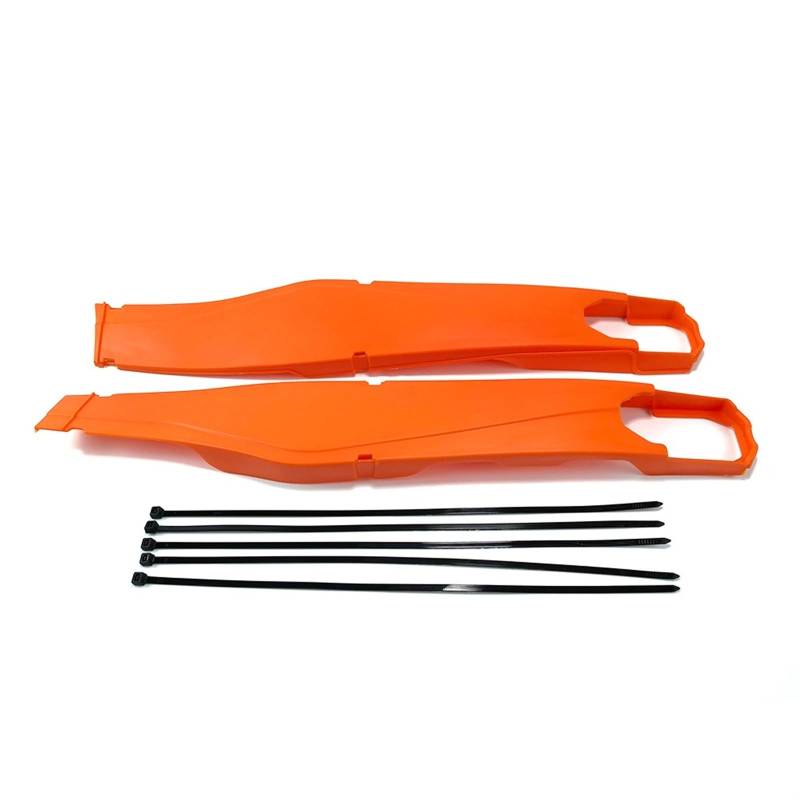 YIJIEBAO Motorrad Schwinge Schwinge Schutz Flache Gabel Schutz Abdeckung Fit for EXC EXCF XCF-W FC TX TC 150 200 250 350 Schwingenkettenschieber(Orange) von YIJIEBAO