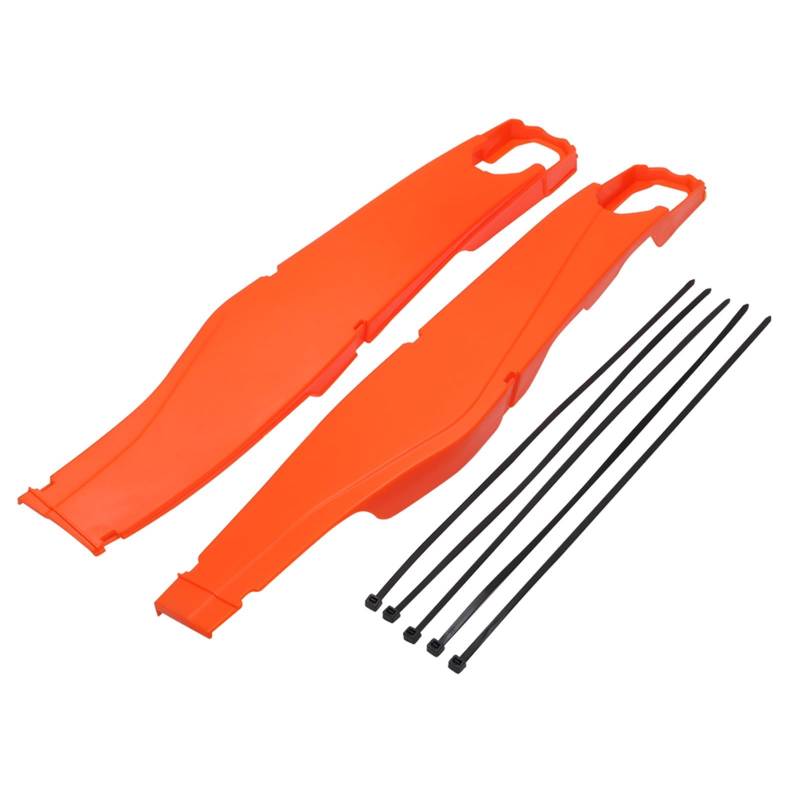 YIJIEBAO Motorrad-Schwingen-Schwingenschutz, passend for EXC EXCF 125 200 250 300 350 400 450 500 2012–2020 Schwingenkettenschieber(Orange) von YIJIEBAO