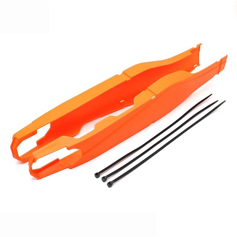 YIJIEBAO Motorrad Schwingenschutz Schutz Passend for Passend for Husqvarna SX SXF XC TC TE FC FE 150 200 250 350 450 500 Schwingenschutzabdeckung Schwingenkettenschieber(Orange) von YIJIEBAO