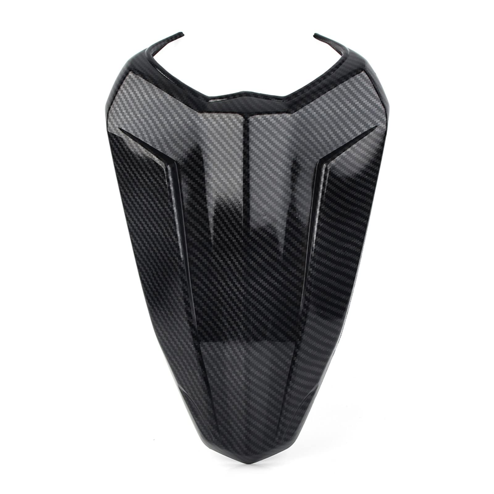 YIJIEBAO Motorrad Sitz Zurück Abdeckung Hinten Sozius Gugel Verkleidung ABS Fit for Yamaha YZF R15 V3 2017 2018 2019 2020 2021 Heckabschnitt(Carbon Fiber Style) von YIJIEBAO