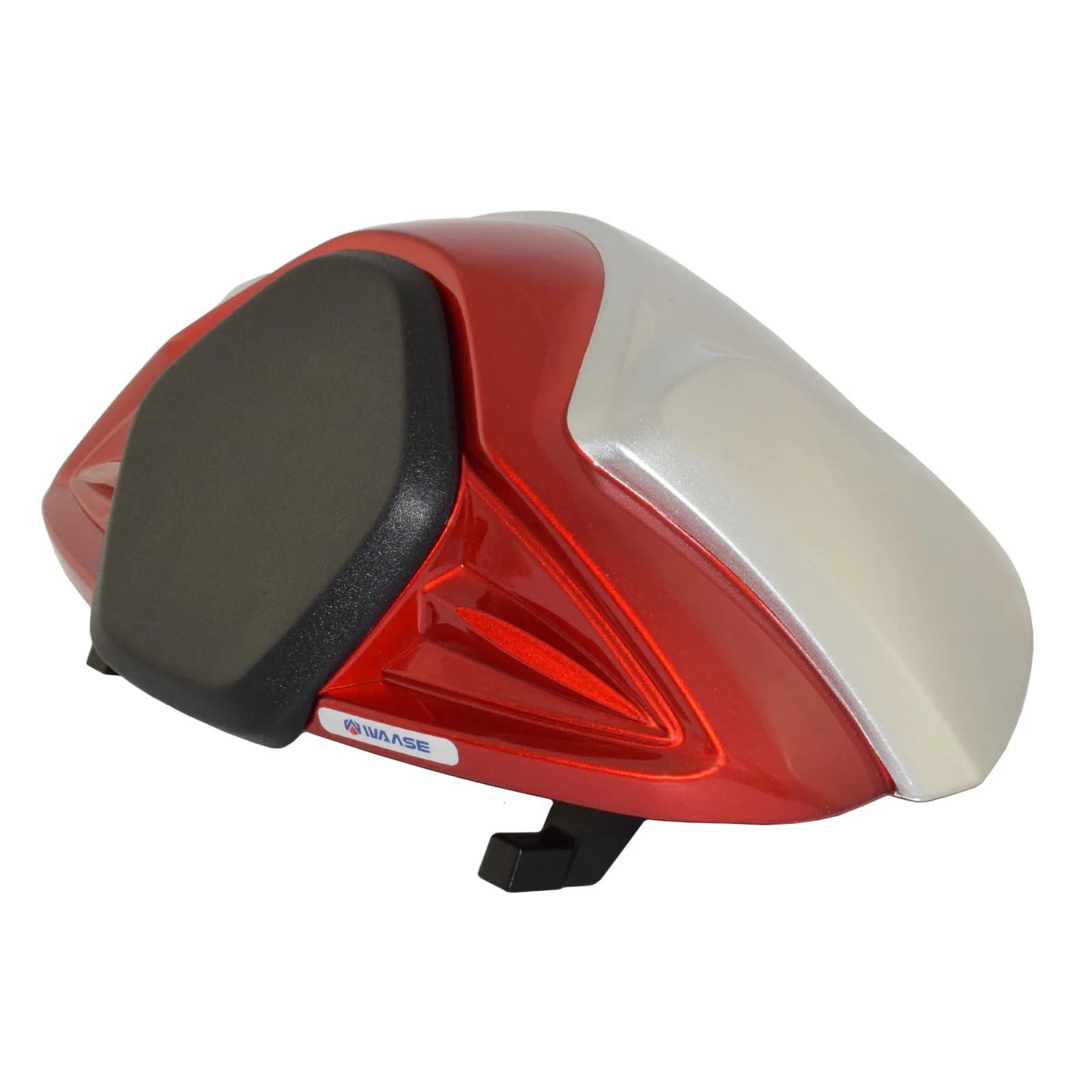 YIJIEBAO Passagier Sozius Rücksitz Abdeckung Solo Verkleidung Gugel Fit for Suzuki Hayabusa GSXR GSX-R 1300 GSX1300R 2021 2022 2023 Heckabschnitt(Silver-red) von YIJIEBAO