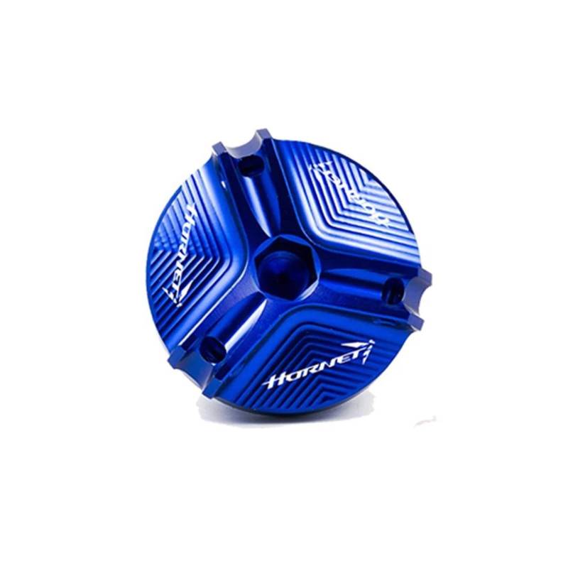 YIJIEBAO Passend for Hornet 900 600 CB600F 1998–2014 CB750 Hornet 750 2023–2024. Motorrad-Vorderbremsflüssigkeitsbehälter-Abdeckung, Öleinfülldeckel Zubehör(EP Blue Hornet2) von YIJIEBAO