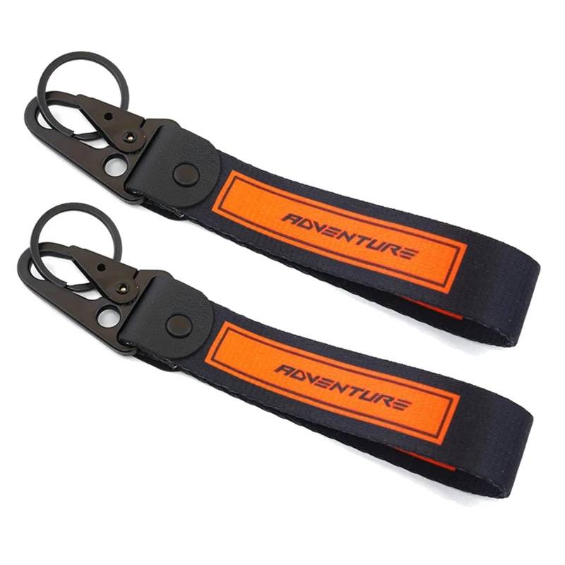 YIJIEBAO Passend for KTM 890 Adventure R 2022 2021 790 ADV 790 Adventure 2019- Motorrad-CNC-Griffhebel, Verstellbarer Bremskupplungshebel, Schlüsselanhänger Motorradbremskupplung(2 Pieces Keychain) von YIJIEBAO