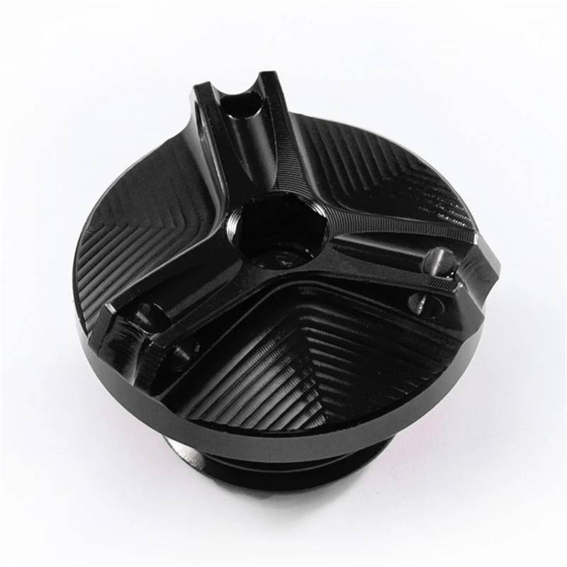 YIJIEBAO Passend for Kawasaki VERSYS650 VERSYS 650 2007-2020 2021 2022 2023 Vorderer Bremsflüssigkeitstankdeckel und Einfülldeckel-Schutzzubehör Zubehör(M2.5 Black) von YIJIEBAO