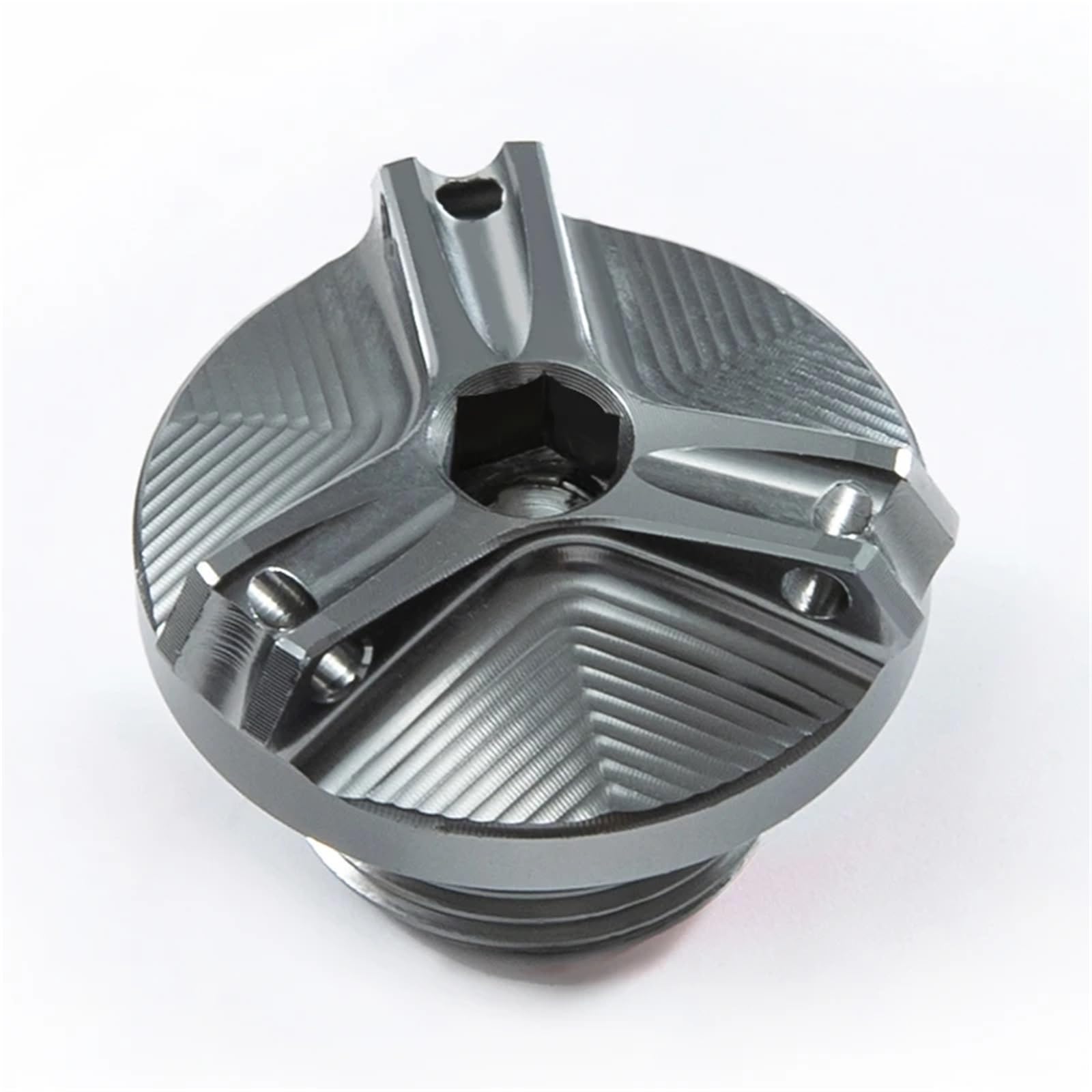 YIJIEBAO Passend for Suzuki GSR 750 400 600 GSR750 GSR400 GSR600 Motorrad-Vorderradbrems-Kraftstofftankdeckel und Motoröl-Einfülldeckel-Zubehör Zubehör(M1.5 Grey) von YIJIEBAO