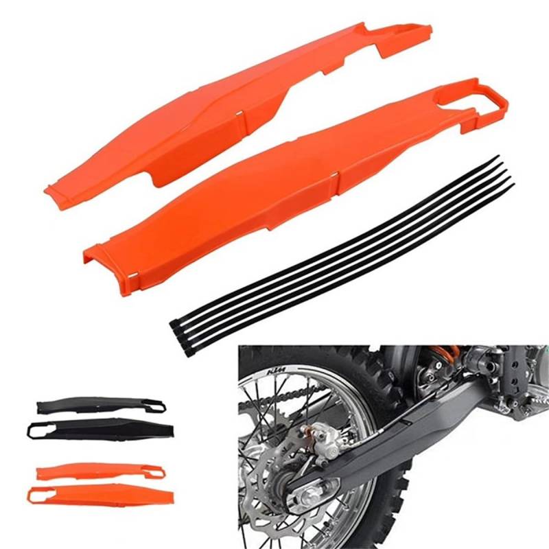 YIJIEBAO Passend for XCW XCF-W EXC EXC-F TPI Six Days 150 200 250 300 350 450 500 2012–2022 Schwingenkettenschieber(Orange) von YIJIEBAO