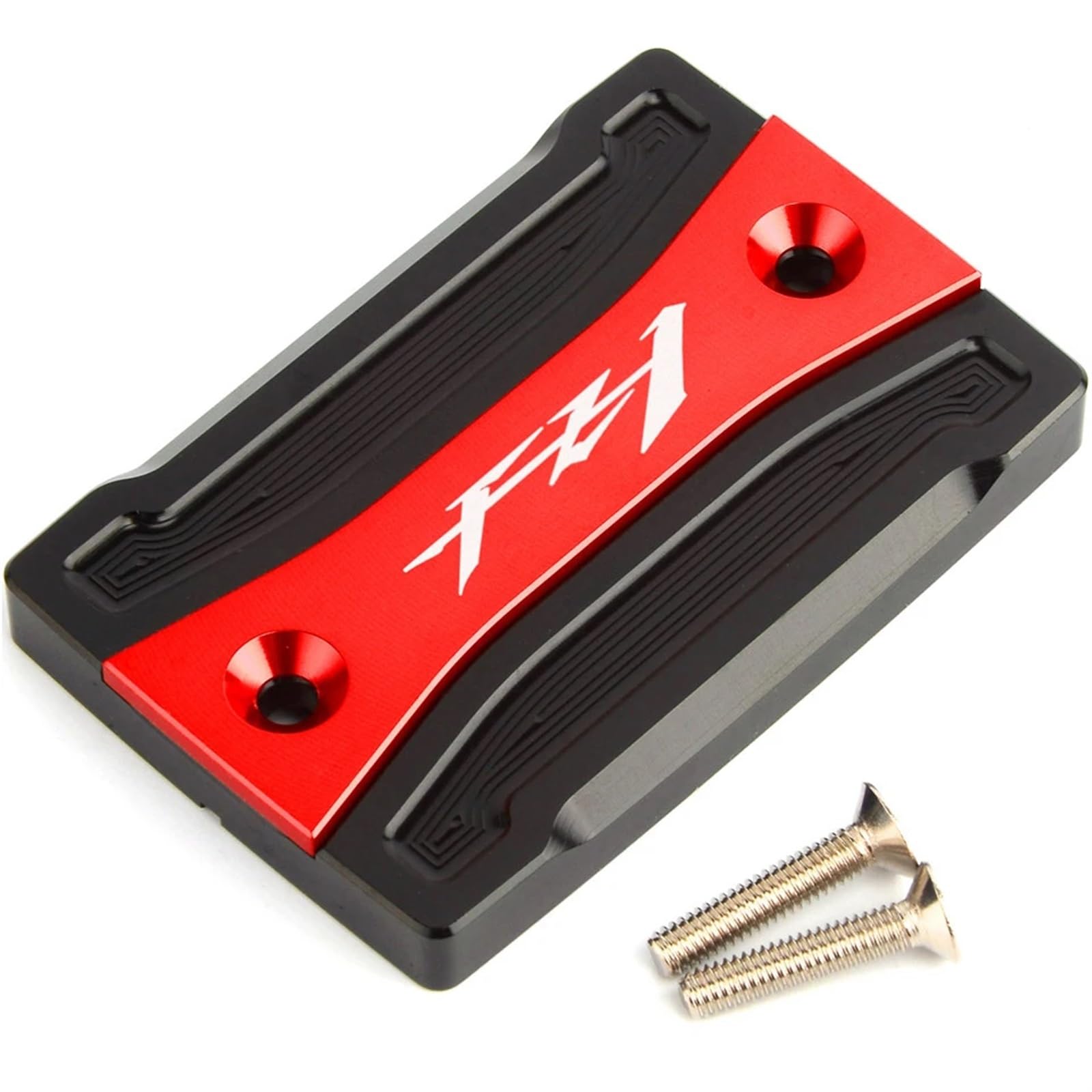 YIJIEBAO Passend for Yamaha FZ1 FAZER FZ 1 2006–2015 Motorräder, CNC-Aluminium vorne und hinten, Bremskupplung, Öl-Flüssigkeitsbehälter-Abdeckkappe Zubehör(Front Cover Red) von YIJIEBAO