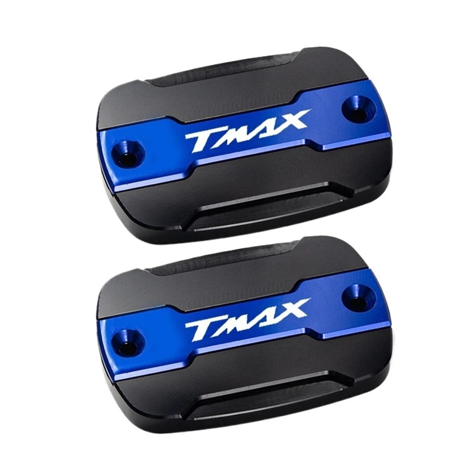 YIJIEBAO Passend for Yamaha TMAX 530 500 560 TMax530 SX DX TECH MAX TMAX560 T-Max Zubehör Vorderradbremsflüssigkeit Bremstankdeckel und Einfülldeckel Zubehör(Two Blue) von YIJIEBAO