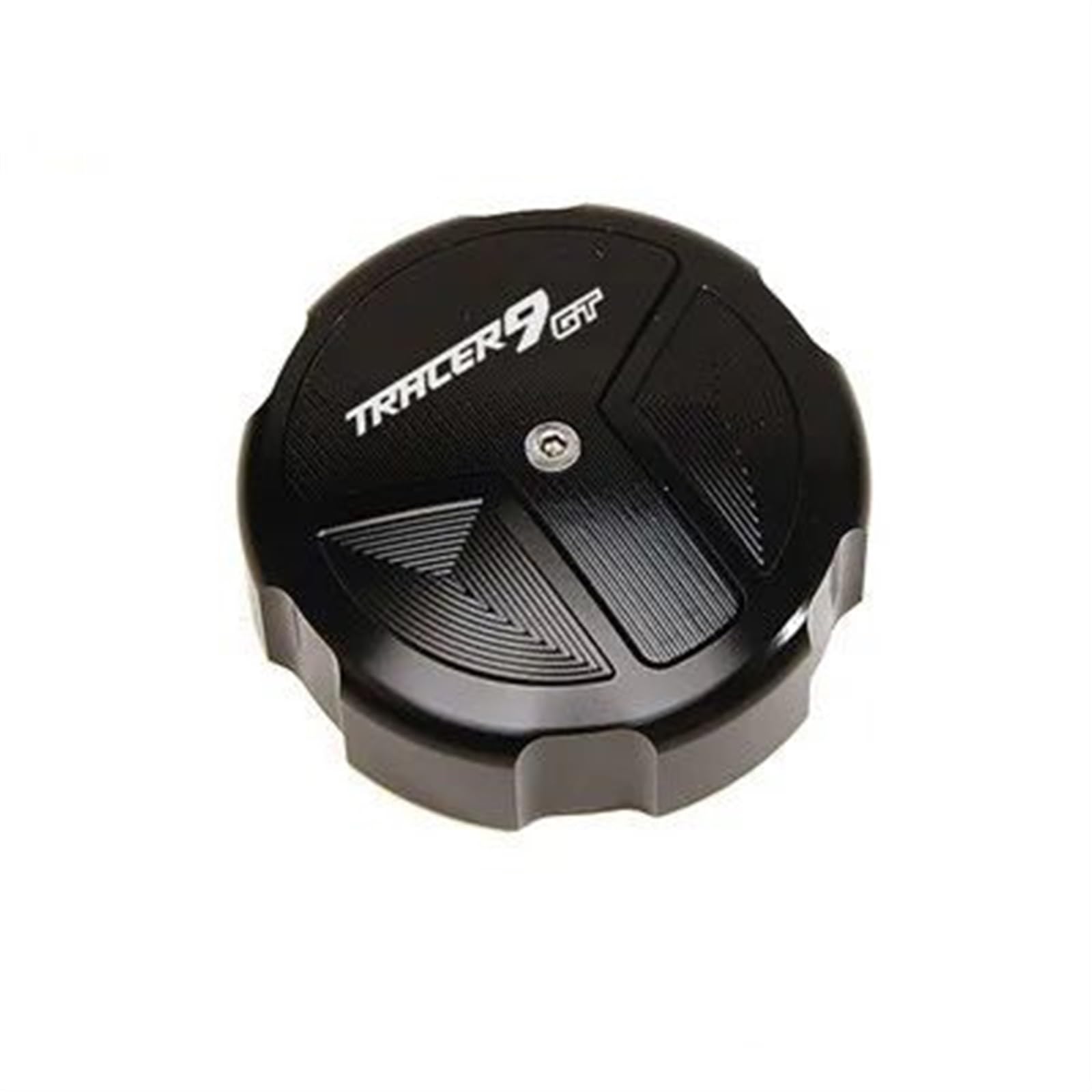 YIJIEBAO Passend for Yamaha Tracer 9 GT 9gt Tracer9gt 2021 2022 2023 Motorrad vorne und hinten Bremsflüssigkeitszylinder Master-Reservoir-Abdeckkappe Zubehör(Front Black) von YIJIEBAO