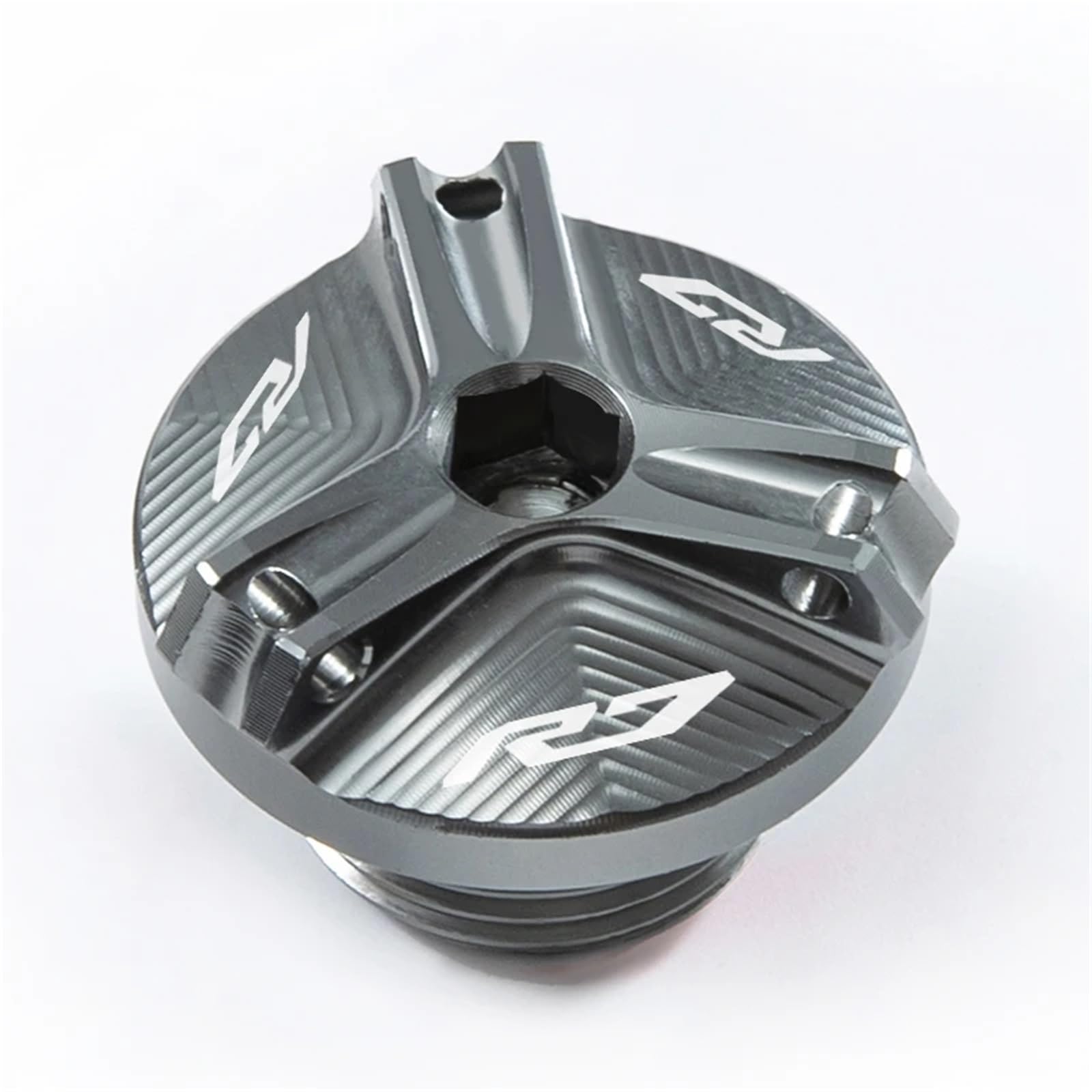 YIJIEBAO Passend for Yamaha YZF R7 YZFR7 YZF-R7 2021–2024. Zubehör for Motorrad vorne und hinten, Kraftstofftankdeckel und Einfülldeckel-Schutz Zubehör(M27 Titanium) von YIJIEBAO