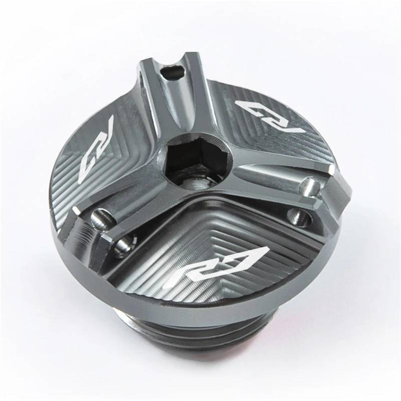 YIJIEBAO Passend for Yamaha YZF R7 YZFR7 YZF-R7 2021–2024. Zubehör for Motorrad vorne und hinten, Kraftstofftankdeckel und Einfülldeckel-Schutz Zubehör(M27 Titanium) von YIJIEBAO