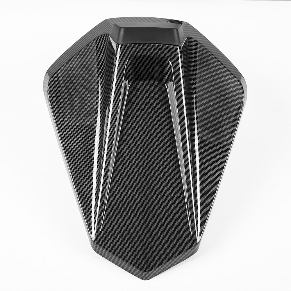 YIJIEBAO Soziussitzverkleidung for den hinteren Beifahrersitz, passend for KTM Duke 790 2017–2023, ABS-Kunststoff, Rücksitzabdeckung, Motorradzubehör Heckabschnitt(Carbon Fiber Look) von YIJIEBAO