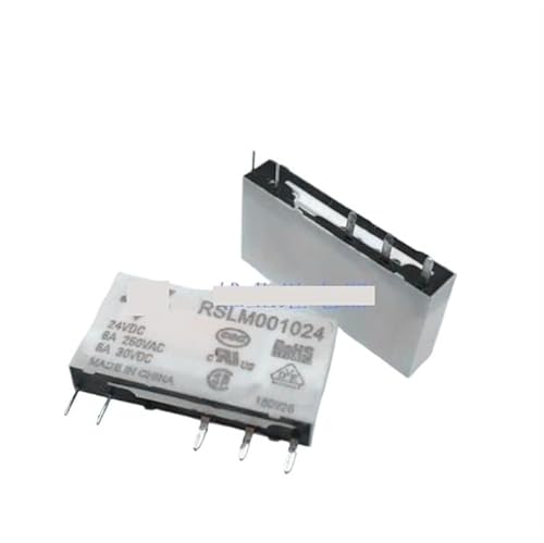 24V relay RSLM001024-24VDC RSLM001024 24VDC DC24V 24V 6A 250VAC 5pin YIMDBEZDI(One Size) von YIMDBEZDI