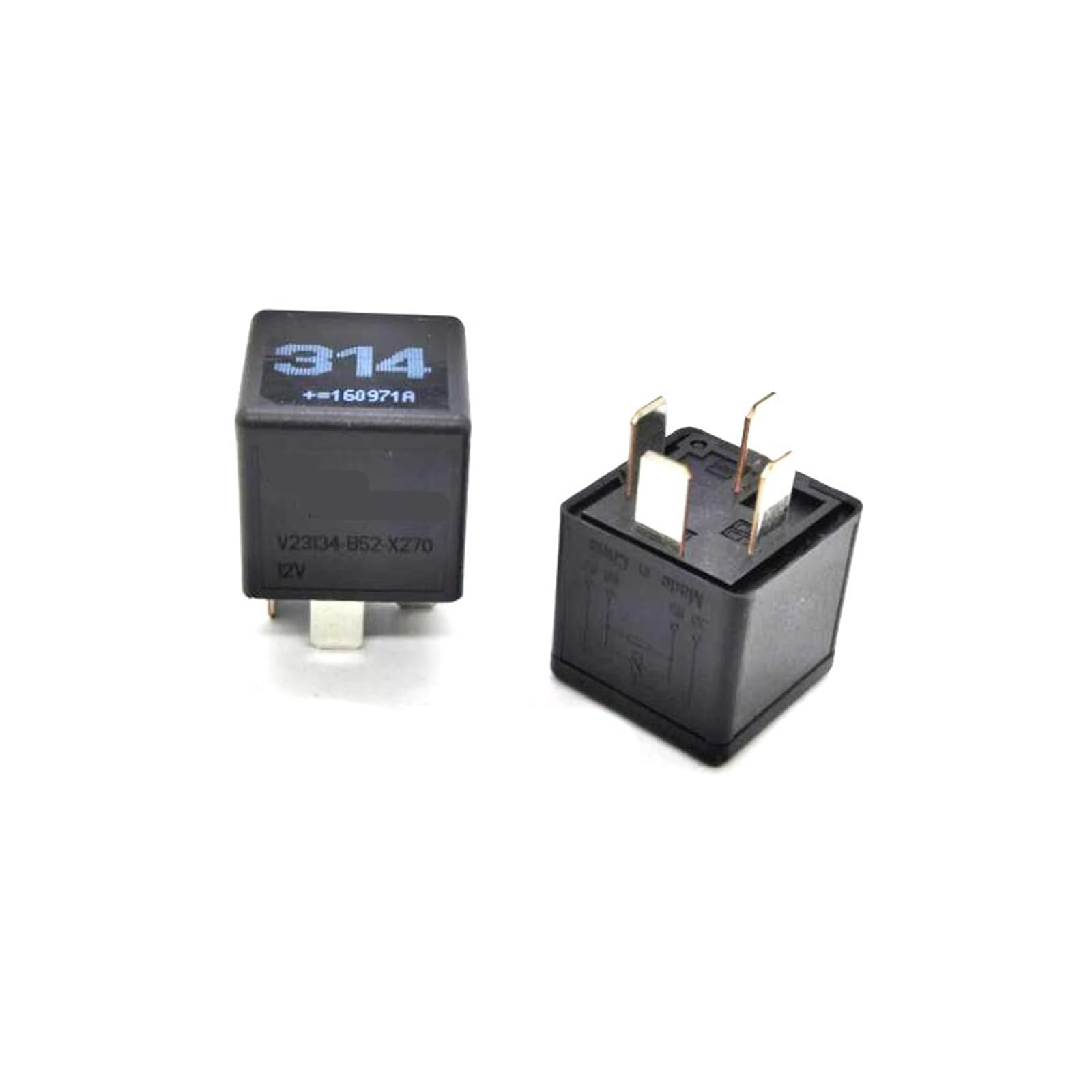 Auto car 12V relay V23134-B52-X270 V23134B52X270 V23134 B52 X270 12V 12VDC DC12V 4PIN YIMDBEZDI(One Size) von YIMDBEZDI