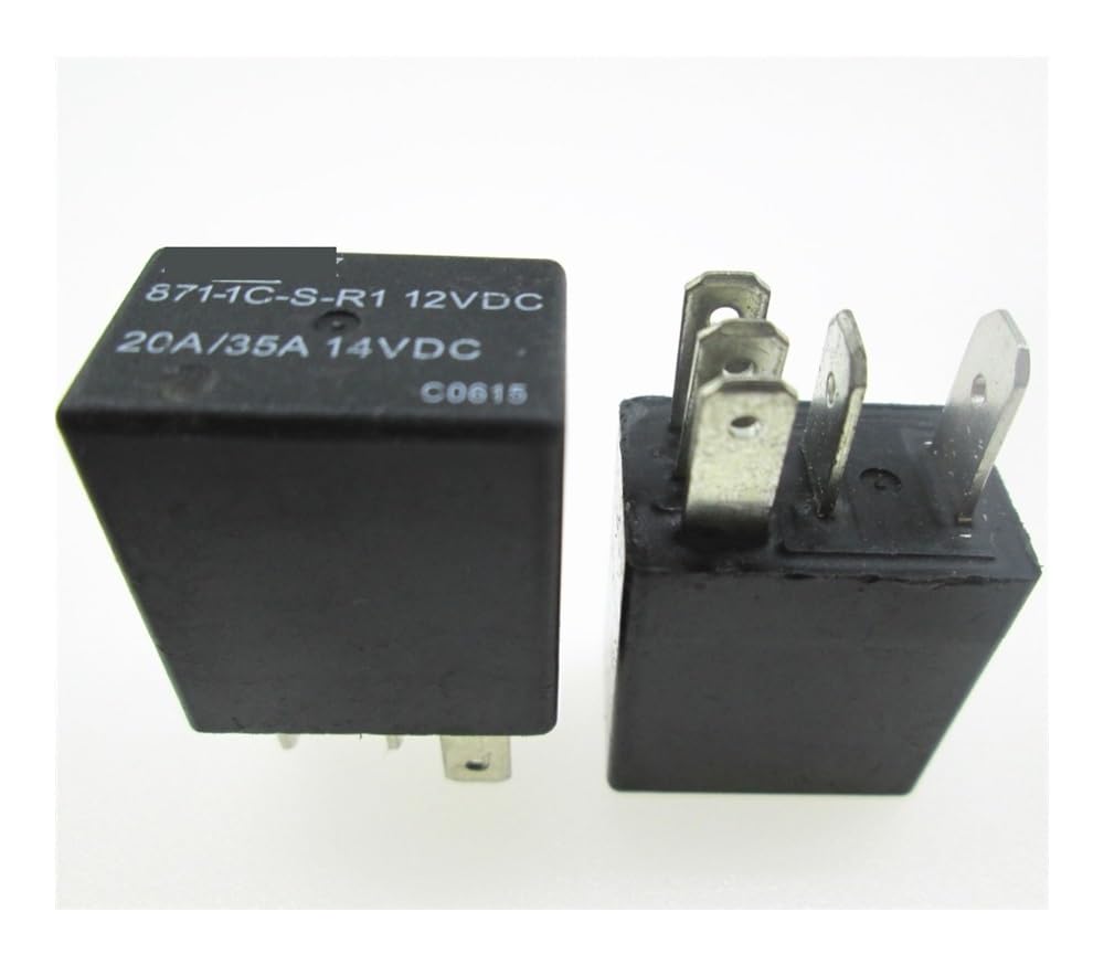 CAR AUTO 12V relay 871-1C-S-R1 12VDC 871-1C-S-R1-12VDC 8711CSR1 8711CSR1-12VDC 12VDC DC12V 12V DIP5 10pcs/lot YIMDBEZDI(One Size) von YIMDBEZDI