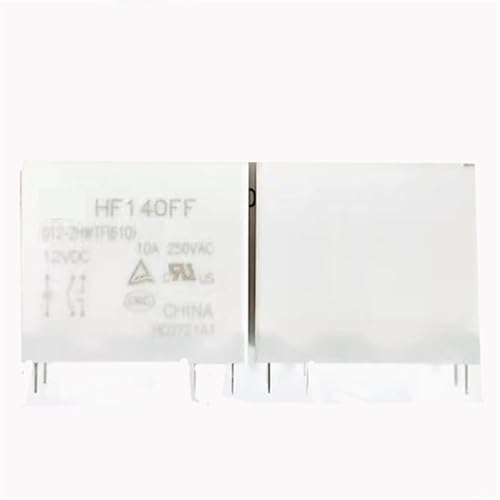 Relay HF140FF 012-2HWTFHF140FF 0122HWTFHF140FF 0122HWTF 12VDC 12V DCV12 10A 6PIN YIMDBEZDI(One Size) von YIMDBEZDI