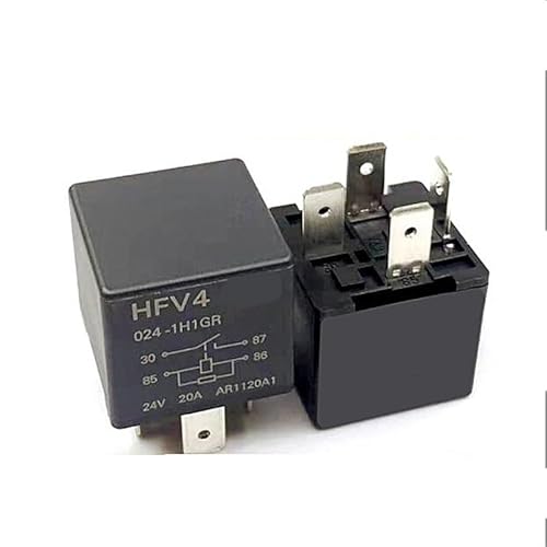 Relay HFV4-024-1H1GR HFV4-024-1H1GR HFV4-024-1H1GR 24VDC DC24V 24V 20A 4PIN auto relay YIMDBEZDI(One Size) von YIMDBEZDI