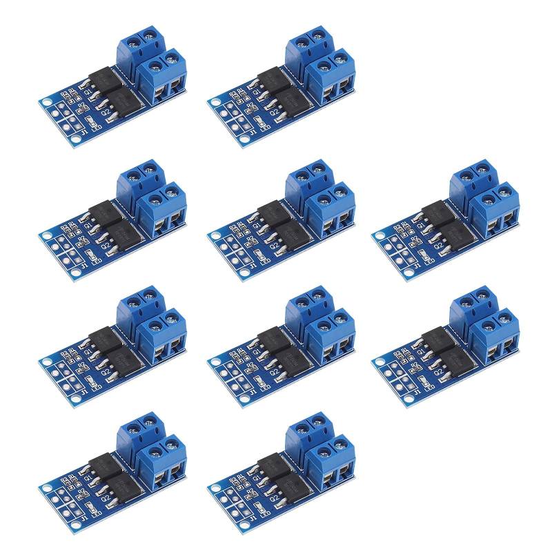 YINETTECH 10 Stück Hochleistungs MOSFET Trigger Schalter Antriebsmodul 0-20 kHz PWM Steuerschalter für Elektronische Schalter DC 5-36V 400W von YINETTECH