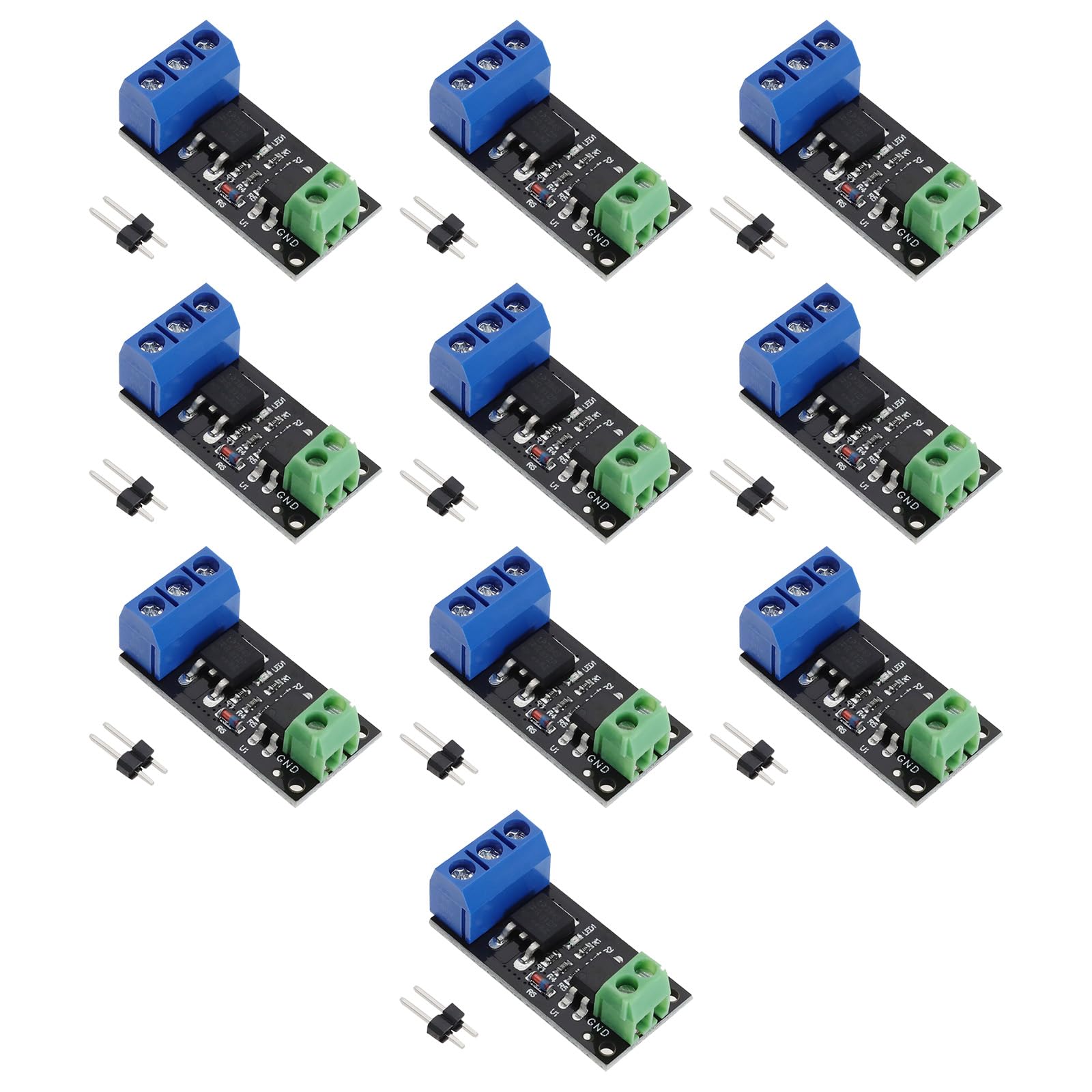 YINETTECH 10 Stück LR7843 MOS-Modul Feldeffektmodul MOSFET-Steuermodul MOS-Röhren-Feldeffektröhrenmodul Kompatibel mit Einzelchip und Steuerplatine 30 V 161 A von YINETTECH