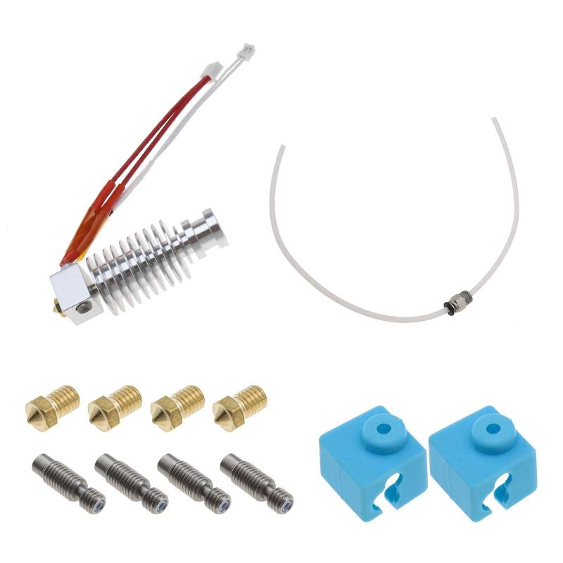 YINETTECH 11 Teilige 12V 40W J-Head Hotend Extruder Kit Kompatibel mit E3D-V5 Anycubic Mega I3 / I3-X von YINETTECH