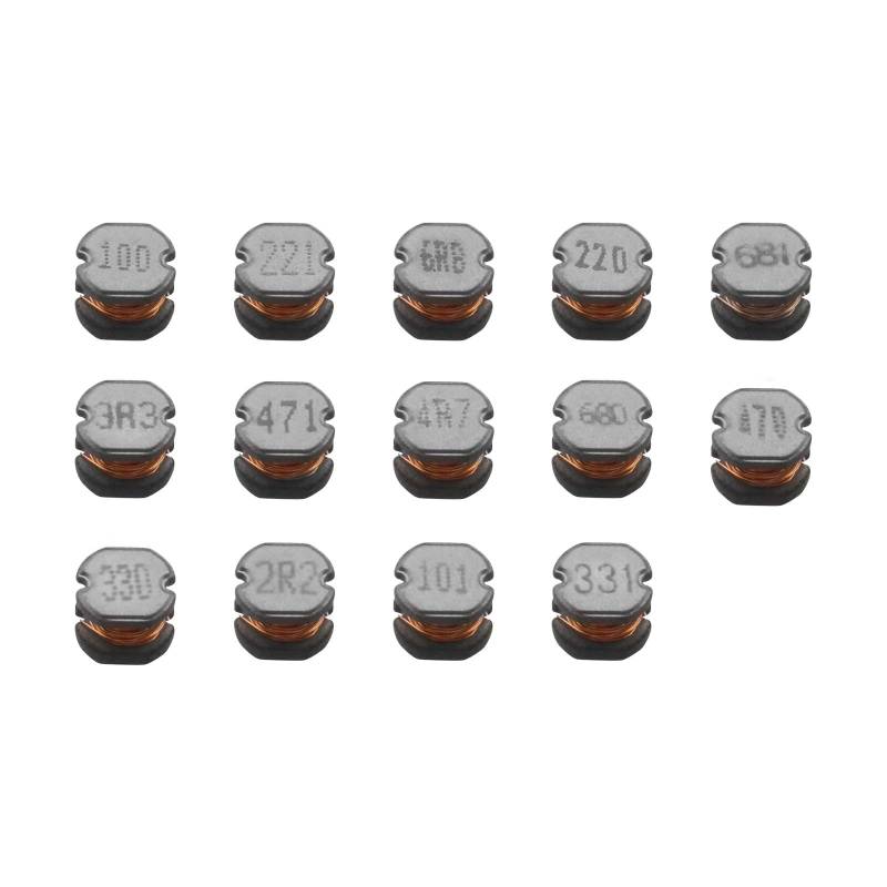 YINETTECH 140 Stück 14 Werte 2,2 UH - 680 UH CD54 Drahtgewickeltes SMD-Leistungsinduktor-Sortiment Set 2,2 UH 3,3 UH 4,7 UH 6,8 UH 10 UH 22 UH 33 UH 47 UH 68 UH 100 UH 220 UH 330 UH 470 UH 680 UH von YINETTECH