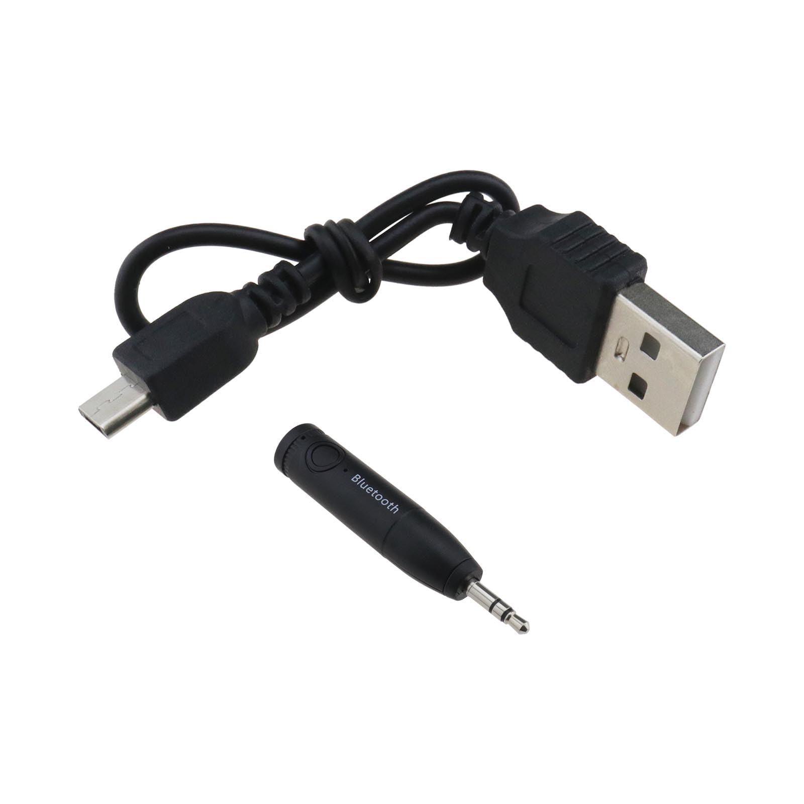 YINETTECH 3,5mm Bluetooth-Audioempfänger mit USB-Ladekabel Aux-Bluetooth-Adapter Mini-Wireless-Audio-Adapter Zubehör für Smartphone Laptop Tablets von YINETTECH