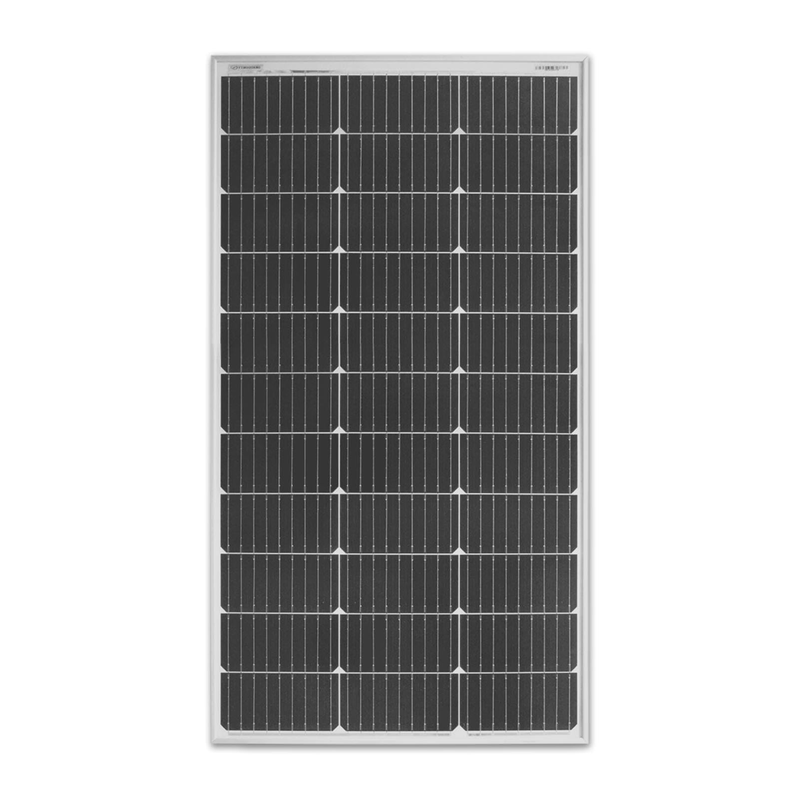 Solarpanel 100W Monokristallin Solarmodul Kit 12V 100W Solarladegerät Flexibles Solarpanel für Auto Batterie, Wohnmobil, Camper, Boot, 12V Batterien(100W) von YINGGUANG