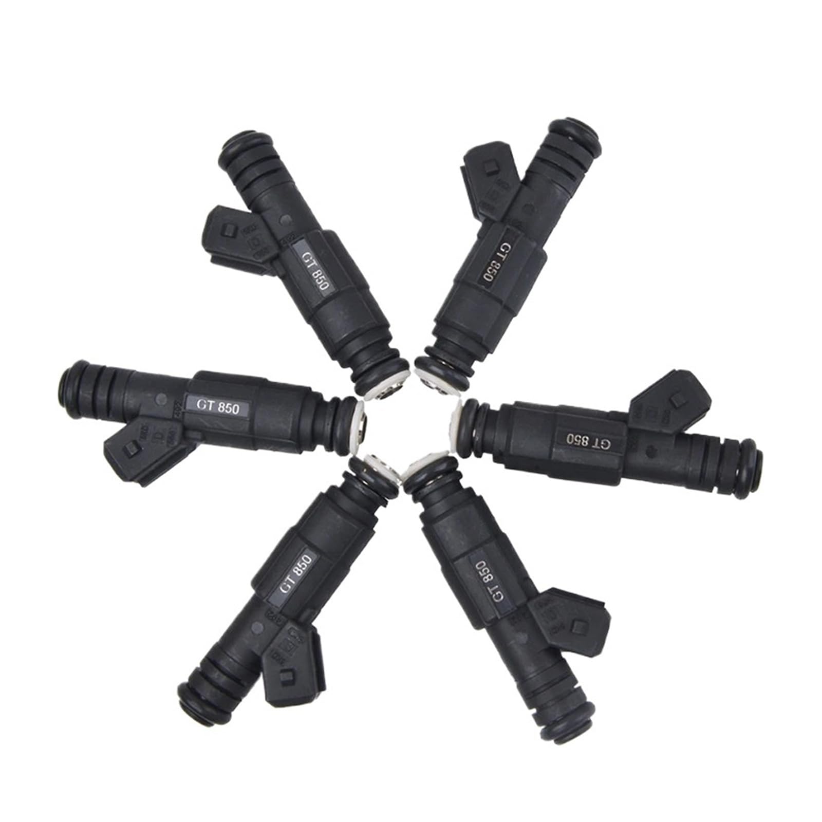 YINGWS 4/6/12PCS Gasoline Fuel Injector GT850 850cc Compatible with Modified Car Flow Modification Nozzle Injection 12 Holes(6pcs) von YINGWS