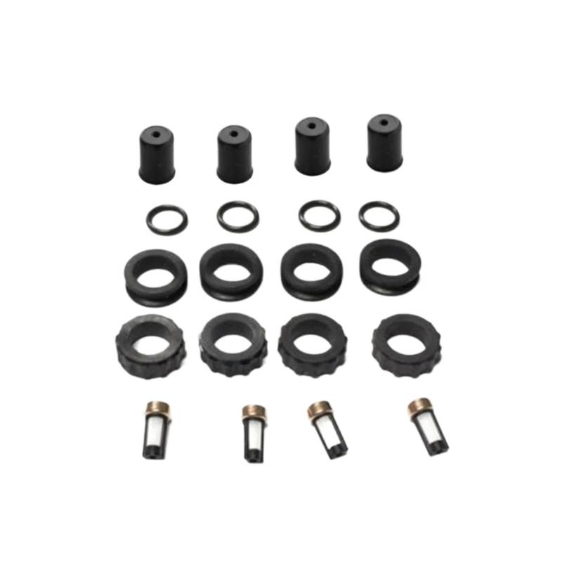 YINGWS 4 Sätze Reparatursatz for Einspritzdüsen, kompatibel mit Mazda 323 1994, passendes Mazda-Kia 1.6/1.8 195500-2040 Sevince Kit (AY-RK058) von YINGWS