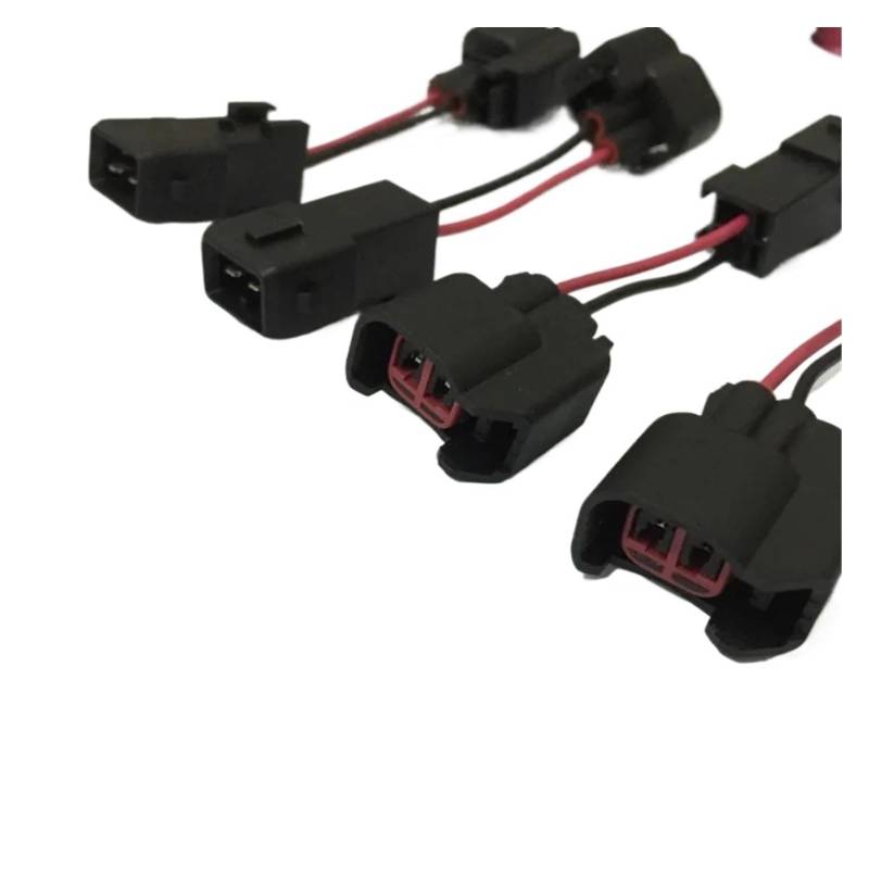 YINGWS 4x USCAR EV6 Buchse auf EV1 Stecker Kraftstoff Injektor Anschlüsse Adapter LS1 LS6 LT1 EV1 Motor kabelbaum zu LS2 LS3 LS7 EV6 Adapter von YINGWS