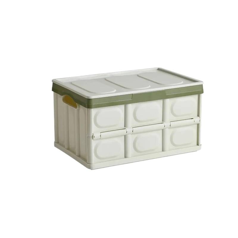 YINGWS Auto-Organizer, SUV-Kofferraum-Organizer, 55/33 l, Aufbewahrungsbox for den Kofferraum mit wasserdichter Abdeckung, stabilen Griffen, Mehrzweck-Kofferraum-Organizer, platzsparend, zusammenklapp von YINGWS