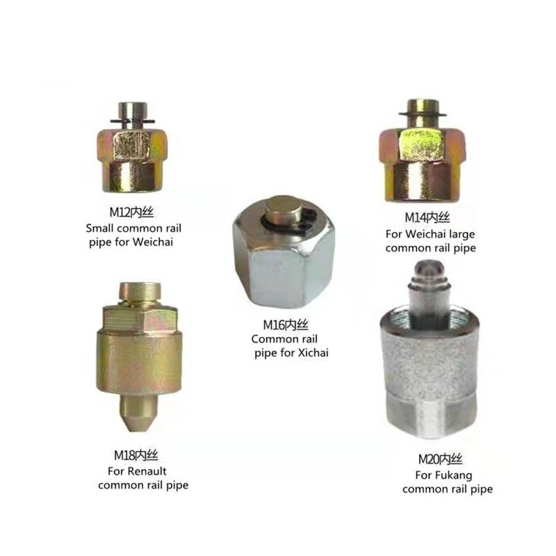 YINGWS Diesel Common Rail Rohr Stecker M12 M14 M16 M18 M20 Öl Rohr Kraftstoff Injektor Kappe(M12) von YINGWS