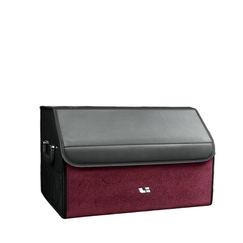 YINGWS Ultimativer Kofferraum-Organizer for Leading IDEAL LiXiang ONE L6 L7 L8 L9 MEGA – Halten Sie Ihr Auto sauber und ordentlich! Auto-Innenausstattung(Burgundy - M) von YINGWS