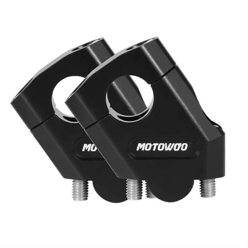 Motorrad-Lenkererhöhungen Motorrad 22mm 28mm Lenker Erhöhung Riser Bar Clamp Halterung Für H&ONDA NTV650 NTV 650 Deauville 700 Varadero 125(22mm 2) von YINZO