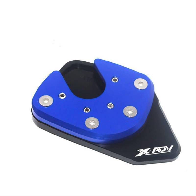 Seitenständerpolster Für H&ONDA X ADV X-ADV 2017 2018 2019 XADV 750 Motorradzubehör Seitenständer Pad Platte Kickstand Enlarger Support Extension(Blue4) von YINZO