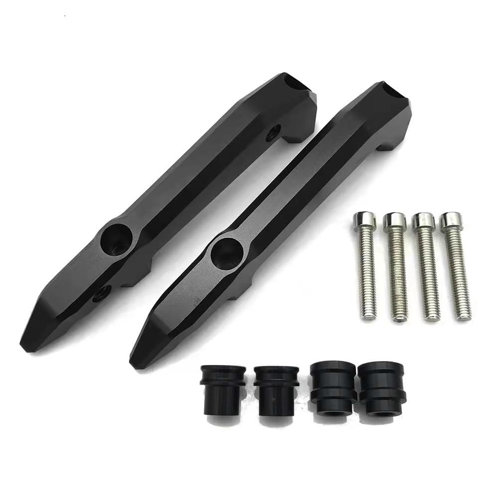 YINZO Motorrad Haltegriffe Sitzschienengriff Motorrad CNC Hinten Sitz Passagier Armlehne Griff Schiene Haltegriff Hinten Handläufe Kit Für H&ONDA MSX125 MSX 125 Grom 2021-2022(Black10) von YINZO