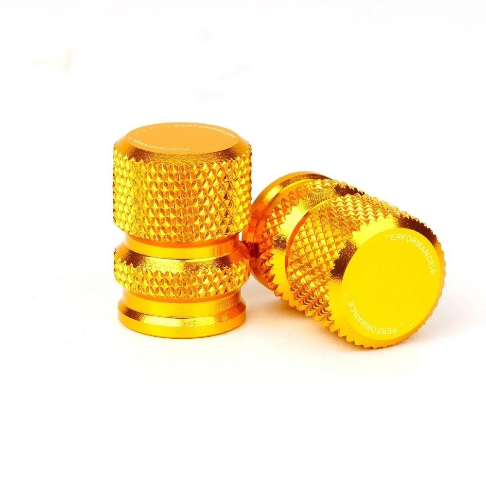 YINZO Motorrad SeitenstäNder Für CBR 1000RR CBR1000RR CBR 1000 RR 2004-2006 2007 Motorradzubehör Ständer Fuß Seitenständer Pad Reifen Ventilkappen(Gold-Valve Caps) von YINZO