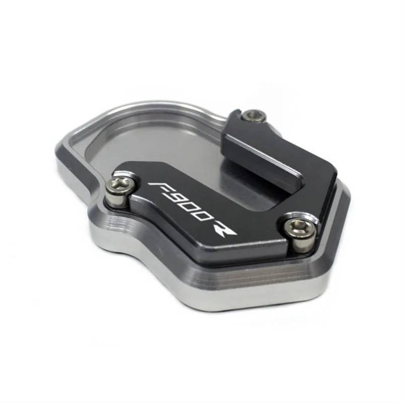 YINZO Motorrad SeitenstäNder Für F900R F900XR F900 R XR F 900R 900XR 2019 2020 Motorrad CNC Fuß Seite Ständer Verlängerung Pad Unterstützung Platte(F900R Titanium) von YINZO