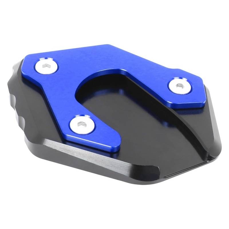 YINZO Motorrad SeitenstäNder Für FJR 1300 FJR1300 2001-2019 2018 2017 2016 2015 Motorrad Kickstand Fuß Seitenständer Verlängerung Pad Stützplatte(Blue) von YINZO